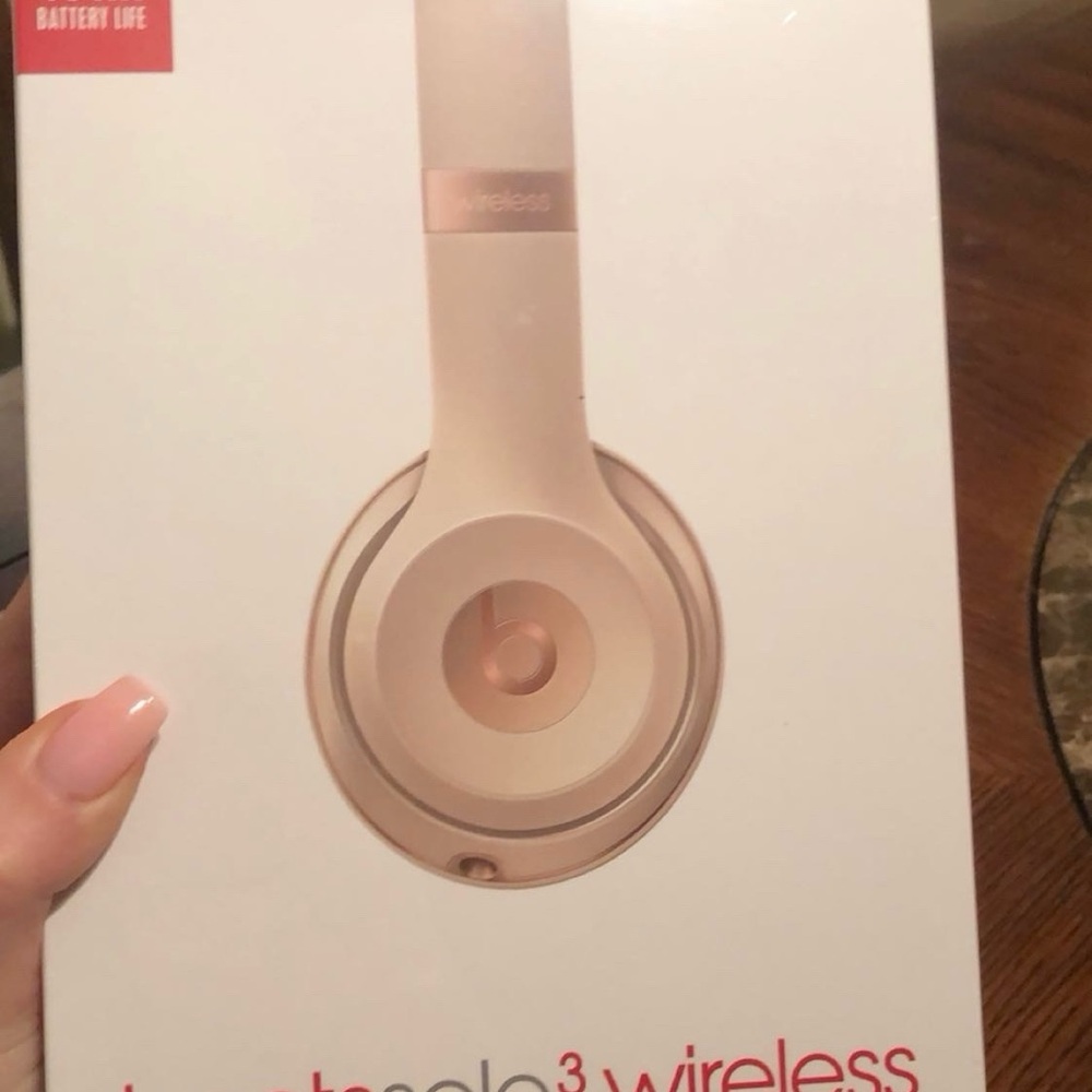 Beats by Dre Rose Gold Over-Ear Headphones